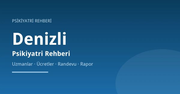 Denizli Psikiyatri: İlaç mı Terapi mi, Hangisi Ne Zaman?