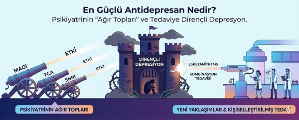 En Güçlü Antidepresan Nedir? En Ağır Antidepresanlar ve Dirençli Depresyon Tedavisi