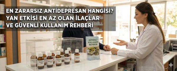 En Hafif ve En Zararsız Antidepresan Hangisi? İsimleri ve Düşük Doz
