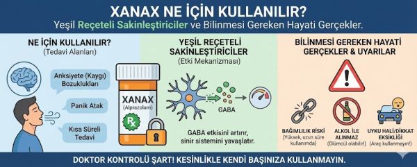 Xanax Nedir, Ne İçin Kullanılır? 0.5 mg Dozu, Yan Etkileri ve Bağımlılık Riski