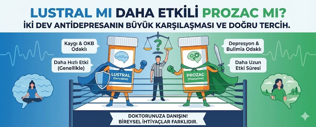 Lustral mı Daha Etkili Prozac mı? İki Dev Antidepresanın Büyük Karşılaşması ve Doğru Tercih