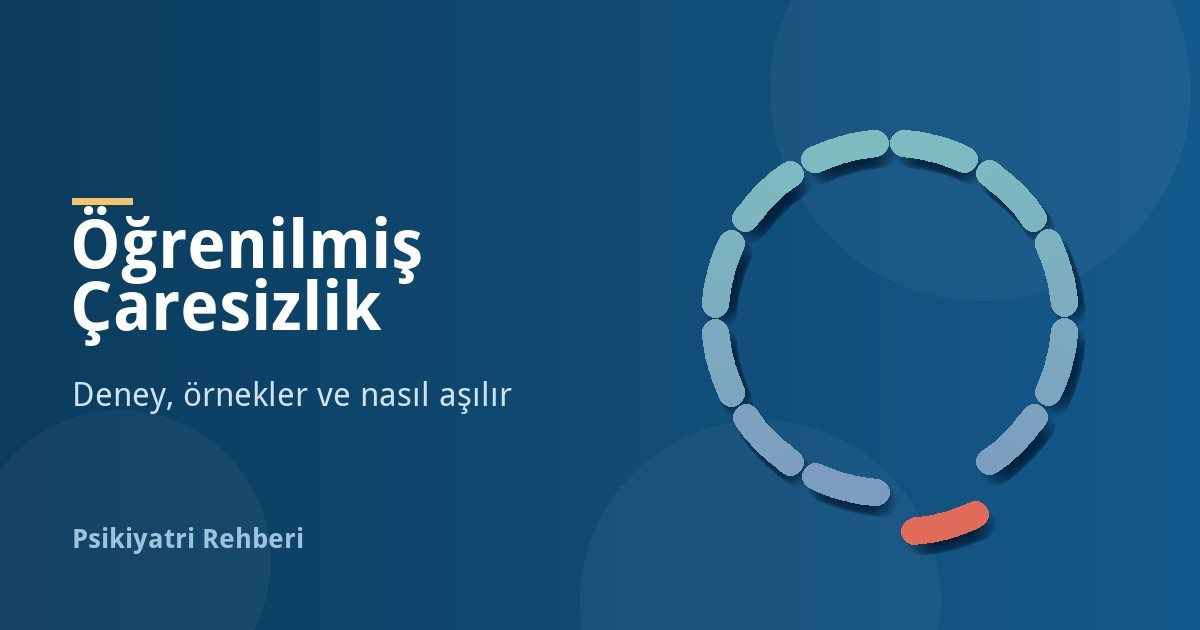 Öğrenilmiş Çaresizlik Nedir? Deney, Örnekler, Nasıl Aşılır