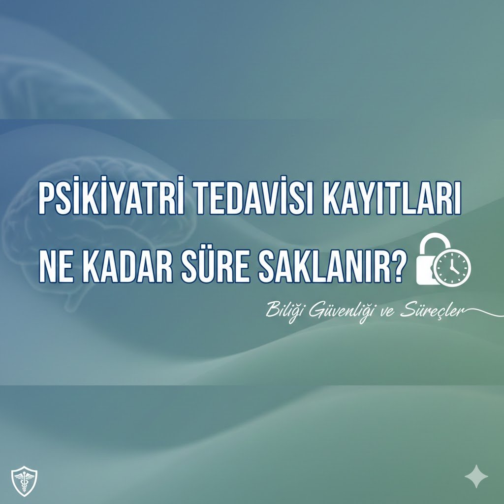 Psikiyatri Tedavisi Kayıtları Ne Kadar Süre Saklanır ve Ne Zaman Silinir?