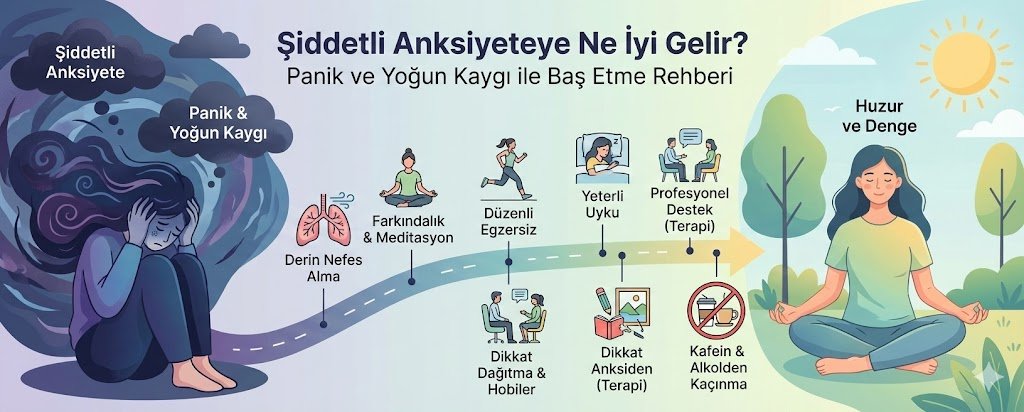 Şiddetli Anksiyeteye Ne İyi Gelir? Panik ve Yoğun Kaygı ile Baş Etme Rehberi