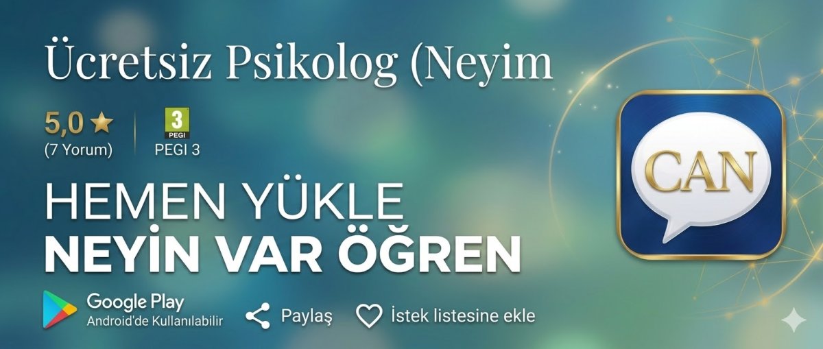 Ücretsiz Psikolog, Yapay Zeka Aİ İle Neyim Var Test Edin.