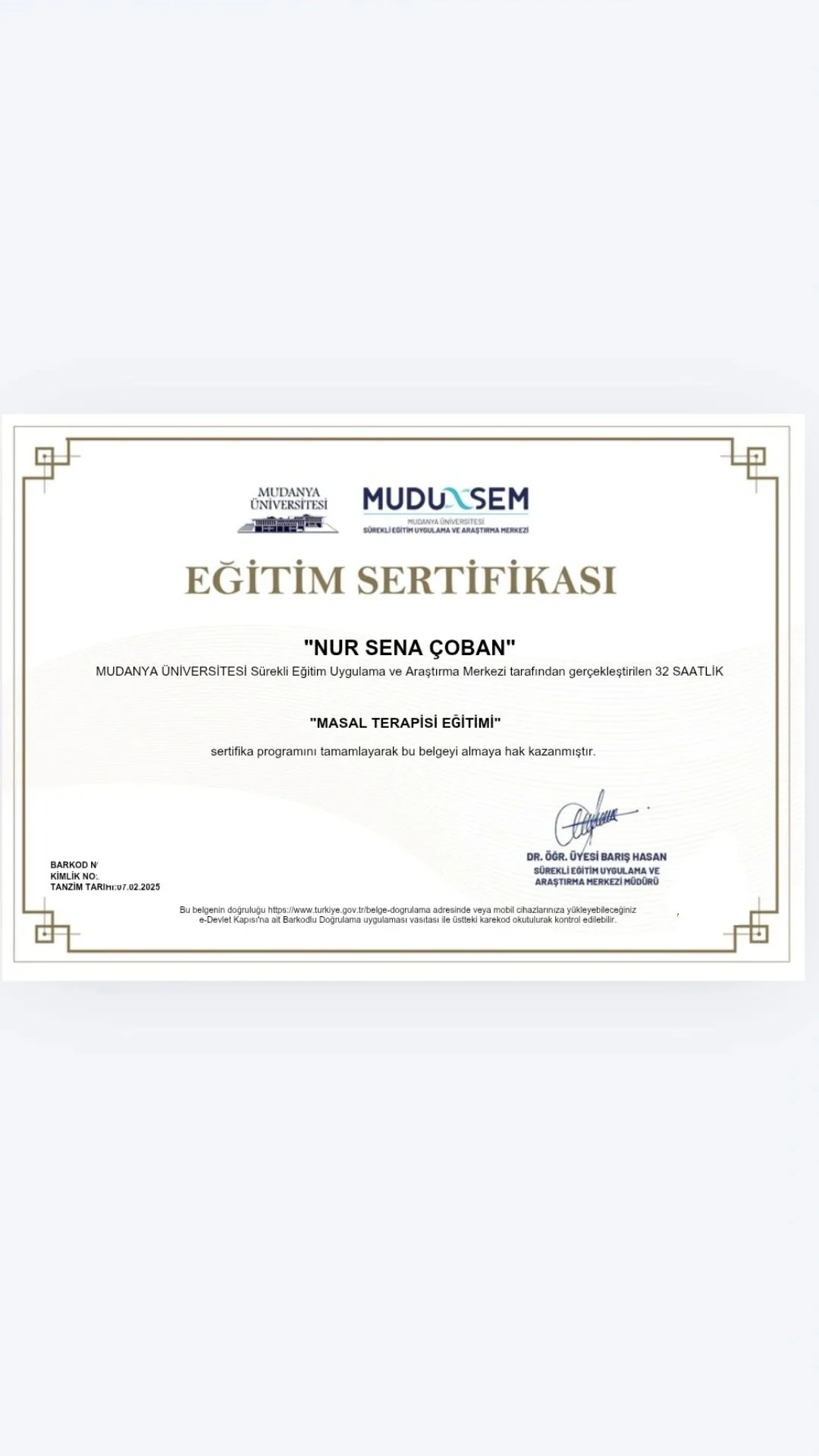 Masal Terapisi