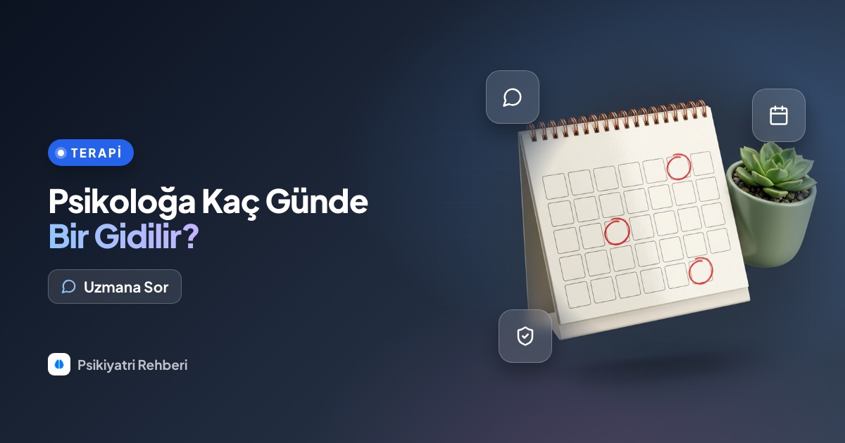 Psikoloğa kaç günde bir gidilir, terapi sıklığı ne olmalı?