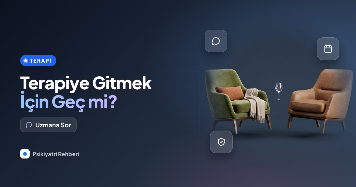Terapiye gitmek için durumun çok kötü olması mı gerekiyor?