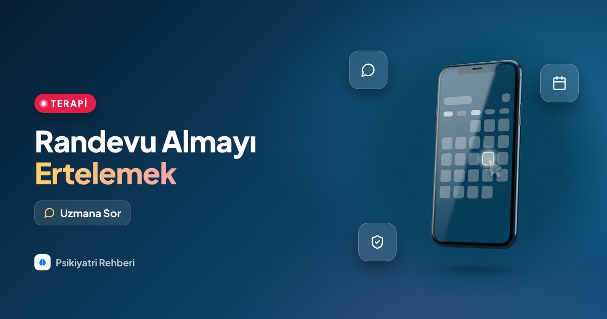 Terapiye gitmem gerektiğini biliyorum ama bir türlü randevu alamıyorum?